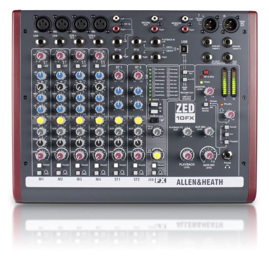 Mixer analogic Allen&Heat ZED-10FX , 10 canale