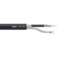 Cablu audio video Tasker TSK1091 , negru, 1x75 Ohm+2x0.14, OFC, ignifug