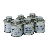 Set 5 lacuri pentru retus vioara Gewa 463.400 , 100 ml transparent, auriu, maro, negru, rosu, galben