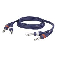 Cablu audio paralel 1.5M Dap Audio FL22 150 , 2xJack 6.3 tata mono, 2xJack 6.3 tata mono