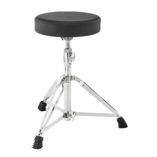 Scaun tobe Millenium MDT4 , negru, rotund, piele sintetica