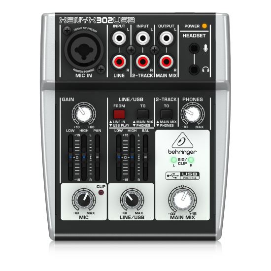 Mixer analogic Behringer Xenyx 302 USB , 5 canale
