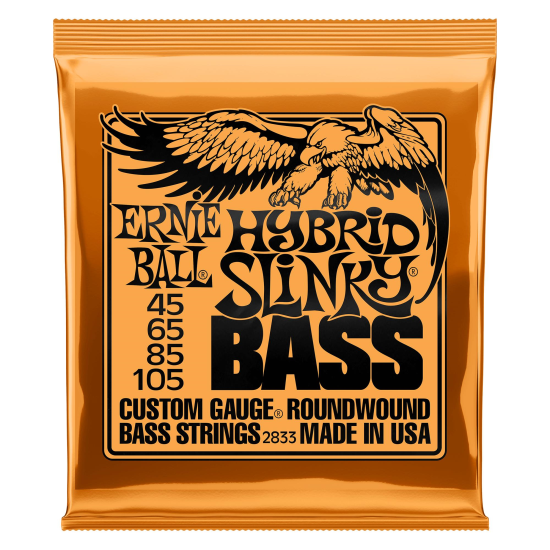 Corzi chitara bass 45-105 Ernie Ball 2833 , nichel, hybrid slinky