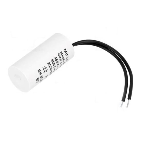 Condensator motor 0.68uF/450VAC, cu fire