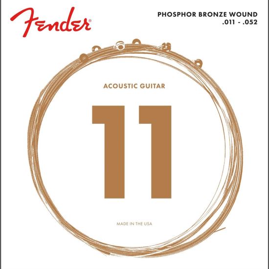 Corzi chitara acustica 11-52 Fender 60CL phosphor bronze , custom light