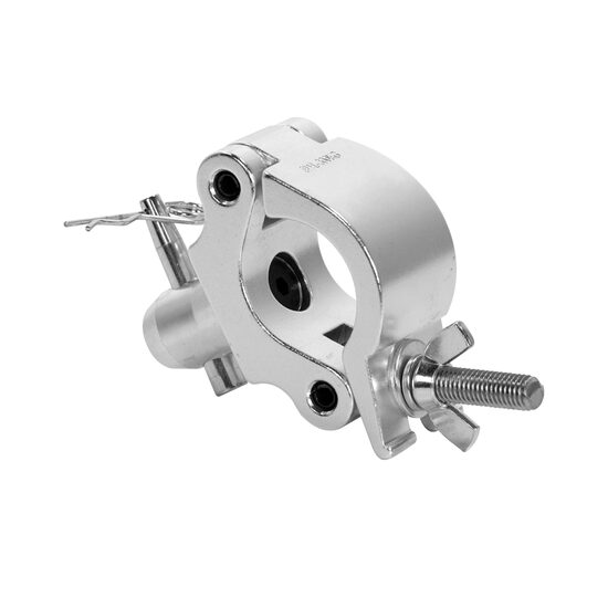 Clema simpla lumini Duratruss DT Pro Clamp , argintie, 48-51 mm, 300 kg, halfcone