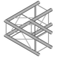 Coltar grinda Duratruss DT 24-C21-L90 , profil rectangular, 90 grade, 0.5 m, D 35mm, aluminiu