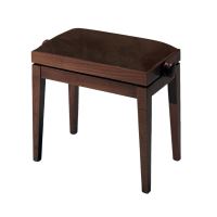 Scaun bancheta pian Discacciati Pro 105R , palisandru mat, sezut maro, catifea