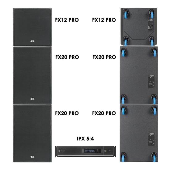 Sistem sunet Dynacord XA2-PRO cu IPX5.4