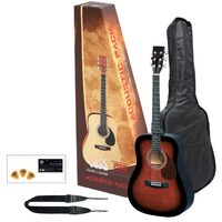 Pachet chitara acustica VGS D-1 Acoustic Player Pack Set sunburst