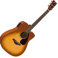 Chitara electro-acustica Yamaha FGX800C SDB 02 sand sunburst