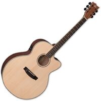 Chitara electro-acustica ESP Ltd Jumbo J-310E NS natural satin