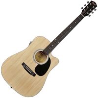 Chitara electro-acustica Squier by Fender SA-105CE NT natural