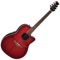 Chitara electro-acustica Ovation 2771AX-CCB Standard Balladeer Deep Contour Cutaway Cherry Burst