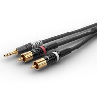 Cablu audio Sommer HBP-3SC2-0150, jack 3.5mm stereo 2xRCA, Hicon