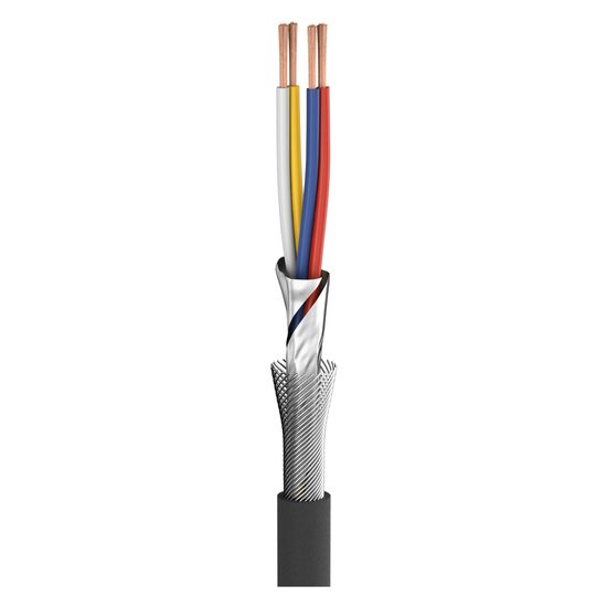 Cablu microfon balansat Sommer Cable SC-Square 4-Core MKII 200-0301NE, 4x0.20mm, D6.5mm, negru
