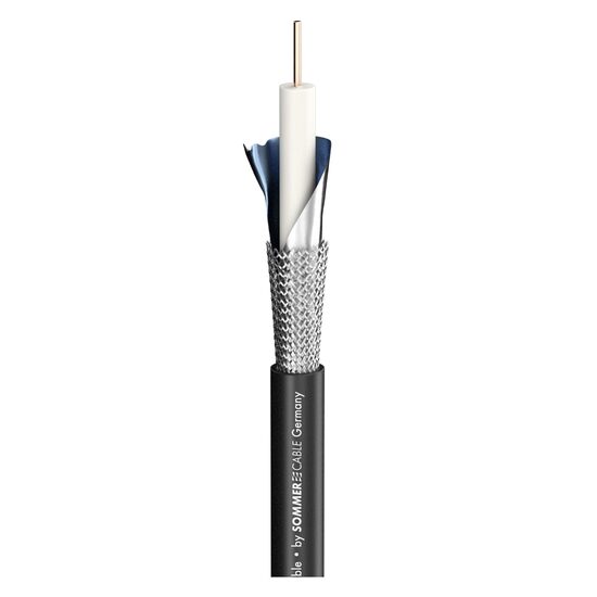 Cablu video SDI Sommer Cable SC-Vector (RCB) 600-0161, 1x1.80mmp, D6.00mm, negru