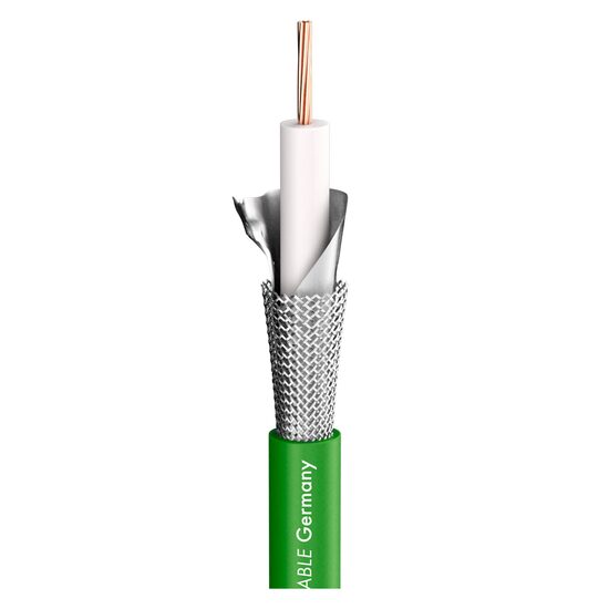 Cablu video SDI Sommer Cable SC-Vector Plus 600-0174, 1x1.20mmp, D6.95mm, verde