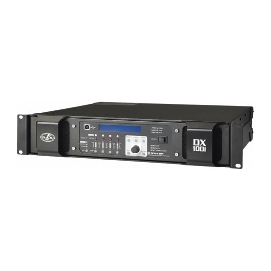 Amplificator 4 canale Das Audio DX-100i-230 , 4x2800W, cu Dante inclus