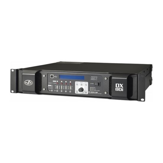Amplificator 4 canale Das Audio DX-80i-230 , 4x2000W, cu Dante inclus