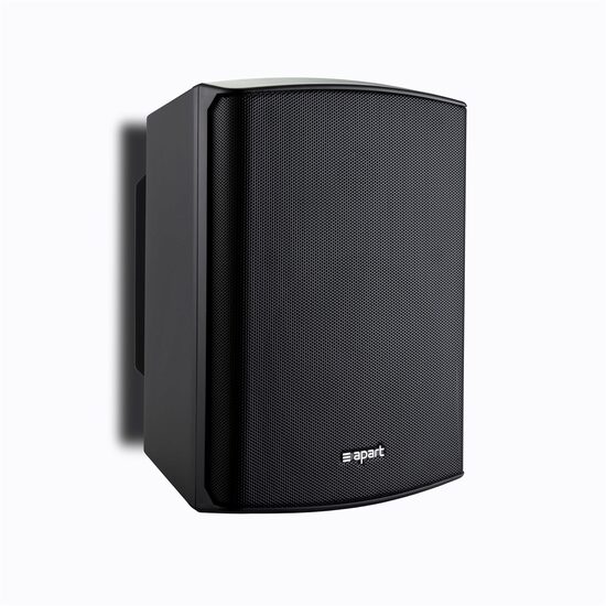 Set boxe active de perete Apart SDQ5PIR-BL , 2x30W, cu telecomanda IR