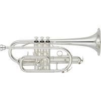 Cornet Sib Yamaha YCR-2310SIII , 2 piese, argintat