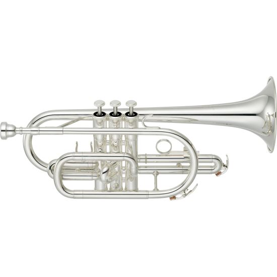 Cornet Sib Yamaha YCR-2310SIII , 2 piese, argintat