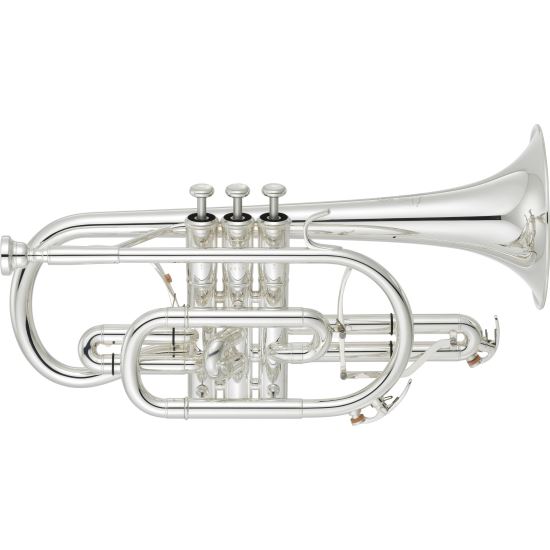 Cornet Sib Yamaha YCR-8335GS 02 , argintat, cu clopot aurit