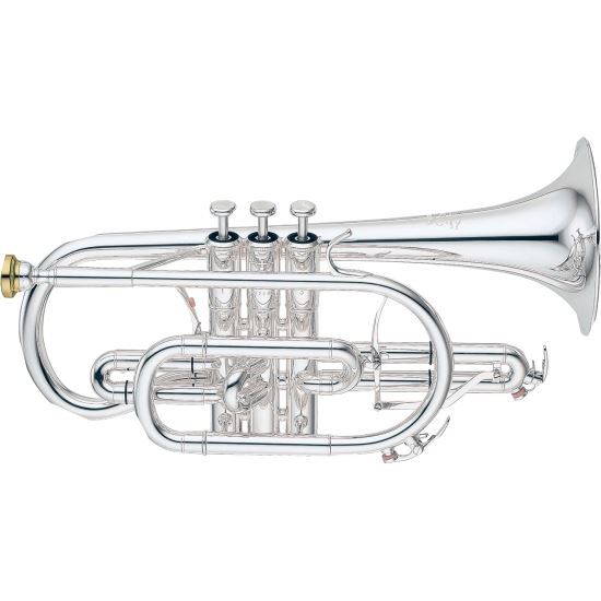 Cornet Sib Yamaha YCR-8335S 02 , argintat