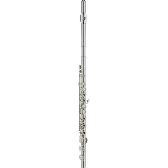 Flaut Do Yamaha YFL-587 , cap si placa buza din argint, chei deschise