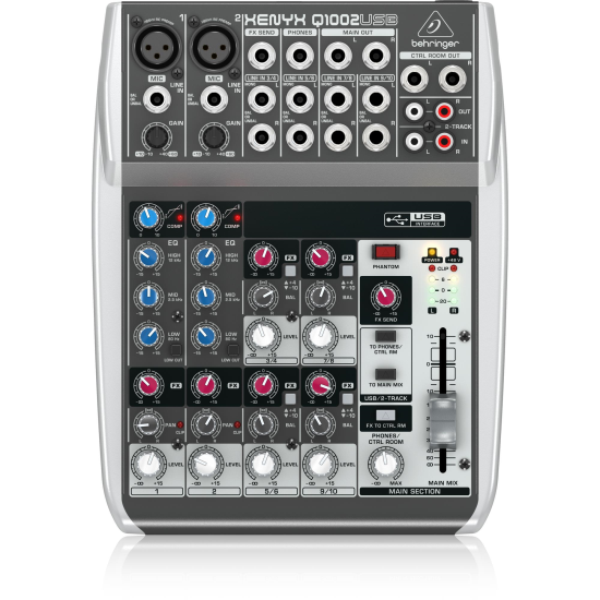 Mixer analogic Behringer Q1002USB XENYX , 10 canale, cu procesor