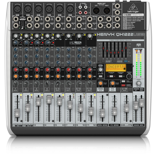 Mixer analogic Behringer QX1222USB XENYX , 16 canale, cu procesor