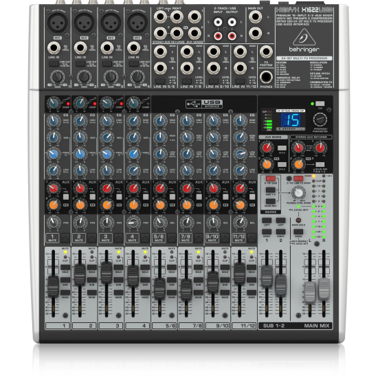 Mixer analogic Behringer X1622USB XENYX , 16 canale, cu procesor 24 biti