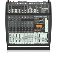 Mixer analogic cu amplificare Behringer PMP500 , 12 canale, 500W