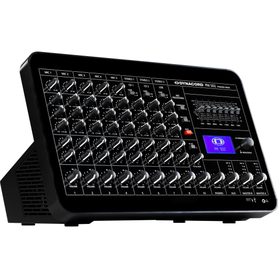 Mixer analogic cu amplificare Dynacord PowerMate 502 , 11 canale, compact