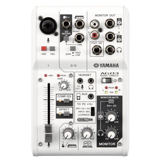 Interfata audio Yamaha AG03 , 3 canale, USB
