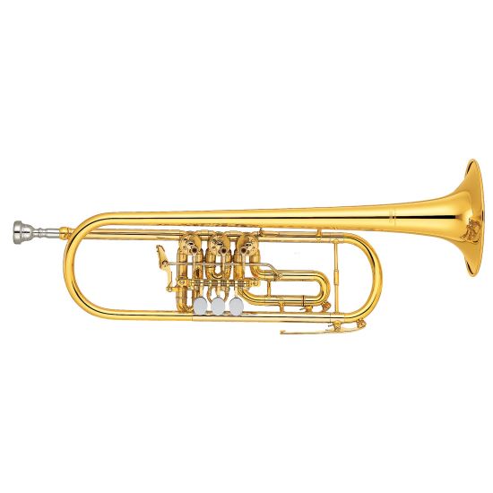 Trompeta model German Sib Yamaha YTR-436G , cu clopot aurit