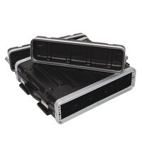 Case rack Plastic Roadinger KR-19 2U, DD, negru
