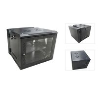 Rack 6U WMZ, usa sticla, montabil pe perete, 600 x 550mm