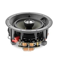 Boxa pasiva incastrabila tavan/perete cu trafo Focal 100 ICW5-T BLACK, 130 mm, neagra