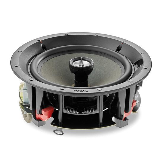 Boxa pasiva incastrabila tavan/perete cu trafo Focal 100 ICW8-T BLACK, 210 mm, neagra