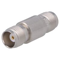 Adaptor conexiune TNC mama - TNC mama, teflon, aurit