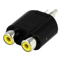 Adaptor RCA tata - 2xRCA mama