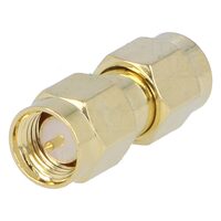 Adaptor SMA tata - SMA tata RoHS, drept, aurit