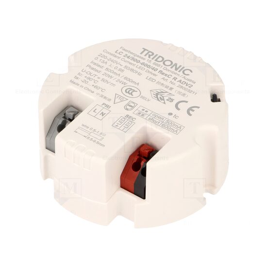 Alimentator pulsatoriu LED 24-40VDC 600mA Tridonic
