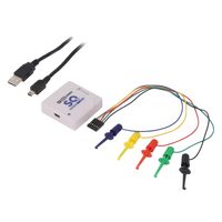 Analizator stari logice SCANAQUAD-SQ25, USB, 12V, 50x50x15mm, Canale: 4, 25MHz
