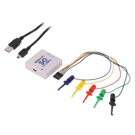 Analizator stari logice SCANAQUAD-SQ25, USB, 12V, 50x50x15mm, Canale: 4, 25MHz
