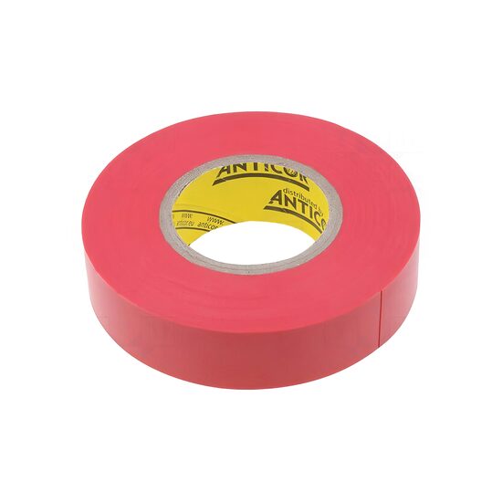 Banda electroizolanta Anticor, 19mm x 20m, rosie