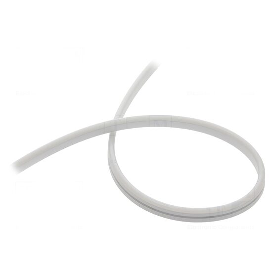 Banda LED Neon alb cald 24V 120LED/m 6mm IP65, grosime 13mm