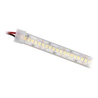 Banda LED alb rece, 2835, 24V, 120 LED/m, 10mm, PCB albe, IP65